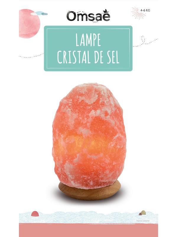 Lampe en Cristal de Sel - Poids 4 à 6 kg - (EAN13 : 3660341594629)  Omsaé  – produits et conseils pour vous accompagner dans votre quête vers  l'épanouissement de soi !